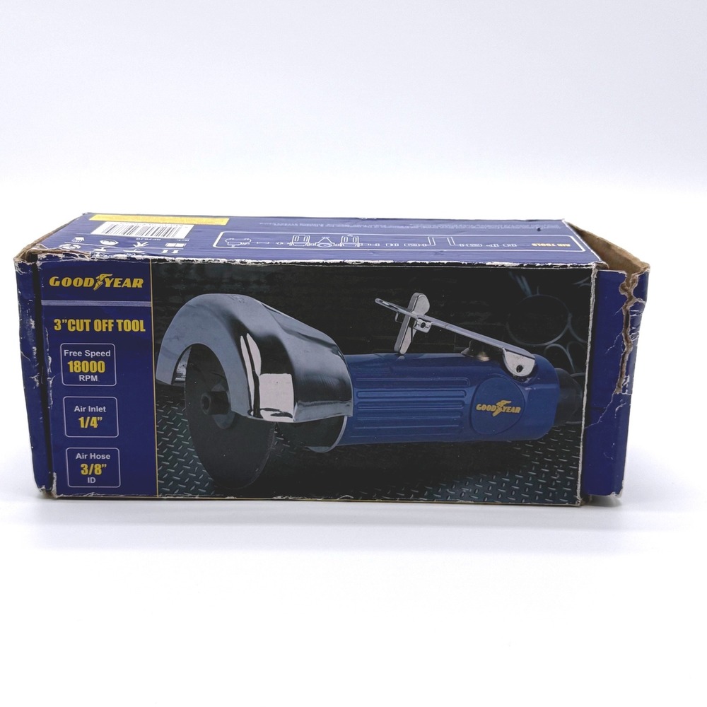 Goodyear‎ 3 Inch Air Cut Off Tool 18000 RPM Pneumatic Metal Cutting RP7620 Blue